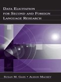 Data Elicitation for Second and Foreign Language Research (eBook, PDF)