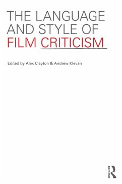 The Language and Style of Film Criticism (eBook, PDF)