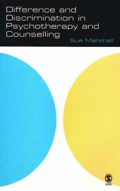 Difference and Discrimination in Psychotherapy and Counselling (eBook, PDF) - Marshall, Sue