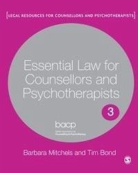Cover Essential Law for Counsellors and Psychotherapists (eBook, PDF)