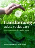 Transforming Adult Social Care (eBook, ePUB)