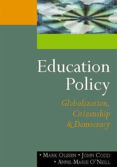 Education Policy (eBook, PDF) - Olssen, Mark; Codd, John A; O'Neill, Anne-Marie