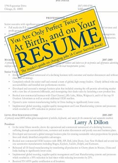 You're Only Perfect Twice: At Birth and on Your Resume~At Birth and on Your Resume (eBook, ePUB) - Larry Dillon