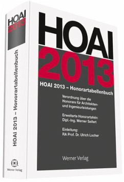 HOAI 2013 - Honorartabellenbuch