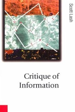 Critique of Information (eBook, PDF) - Lash, Scott M