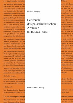 Lehrbuch des palästinensischen Arabisch - Seeger, Ulrich