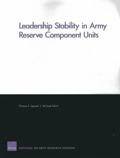 Leadership Stability in Army Reserve Component Units - Lippiatt, Thomas F; Polich, Michael