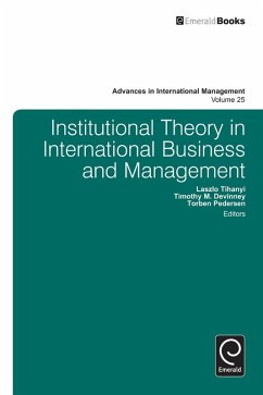 Cover Institutional Theory in International Business (eBook, ePUB)
