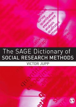 The SAGE Dictionary of Social Research Methods (eBook, PDF) - Jupp, Victor