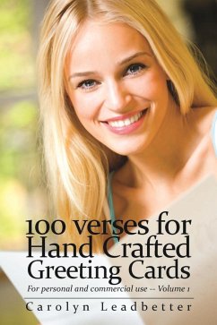Cover 100 Verses for Hand-Crafted Greeting Cards (eBook, PDF)