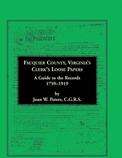 Fauquier County, Virginia's Clerk's Loose Papers - Peters, Joan W.