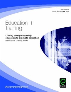 Cover Linking Entrepreneurship Education to Graduate Education (eBook, PDF)