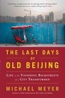 Cover The Last Days of Old Beijing (eBook, ePUB)