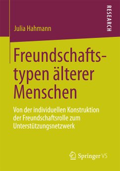 Freundschaftstypen älterer Menschen (eBook, PDF) - Hahmann, Julia