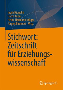 Stichwort: Zeitschrift für Erziehungswissenschaft (eBook, PDF)