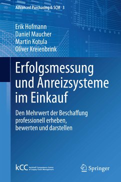 Erfolgsmessung und Anreizsysteme im Einkauf (eBook, PDF) - Hofmann, Erik; Maucher, Daniel; Kotula, Martin; Kreienbrink, Oliver