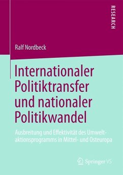 Internationaler Politiktransfer und nationaler Politikwandel (eBook, PDF) - Nordbeck, Ralf