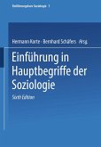 Einführung in Hauptbegriffe der Soziologie (eBook, PDF)