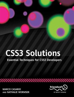 CSS3 Solutions (eBook, PDF) - Casario, Marco; Wormser, Nathalie; Saltzman, Dan; Bradford, Anselm; Reid, Jonathan; Improta, Francesco; Congleton, Aaron