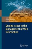 Quality Issues in the Management of Web Information (eBook, PDF)