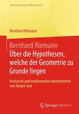 Bernhard Riemann „Über die Hypothesen, welche der Geometrie zu Grunde liegen“ (eBook, PDF)