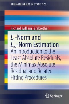 L1-Norm and L∞-Norm Estimation (eBook, PDF) - Farebrother, Richard