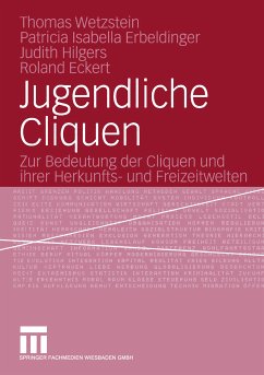 Jugendliche Cliquen (eBook, PDF) - Wetzstein, Thomas; Erbeldinger, Patricia Isabella; Hilgers, Judith; Eckert, Roland