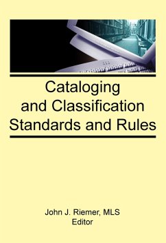 Cover Cataloging and Classification Standards and Rules (eBook, ePUB)