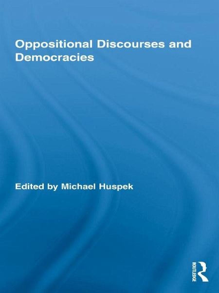 Oppositional Discourses and Democracies (eBook, ePUB)