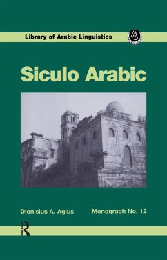 Siculo Arabic (eBook, ePUB) - Agius, Dionisius A