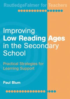 Cover Improving Low-Reading Ages in the Secondary School (eBook, ePUB)