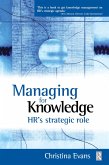 Managing for Knowledge - HR's Strategic Role (eBook, ePUB)