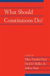 What Should Constitutions Do? (eBook,... - Bild 1