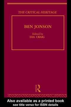 Ben Jonson (eBook, ePUB) Ben Jonson (eBook, ePUB)