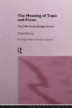 Cover The Meaning of Topic and Focus (eBook, ePUB)