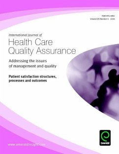 Cover Patient satisfaction Structures, Processes and Outcomes (eBook, PDF)