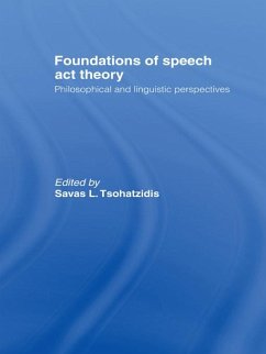 Foundations of Speech Act Theory (eBook, ePUB)