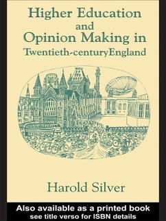 Cover Higher Education and Policy-making in Twentieth-century England (eBook, PDF)