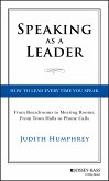 Speaking As a Leader (eBook, ePUB)
