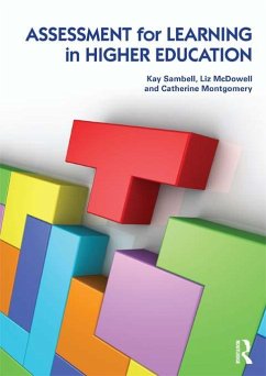 Assessment for Learning in Higher Education (eBook, ePUB) - Sambell, Kay; Mcdowell, Liz; Montgomery, Catherine