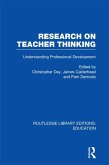 Research on Teacher Thinking (RLE Edu N) (eBook, ePUB)