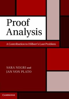Proof Analysis (eBook, PDF) - Negri, Sara