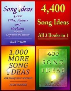 4,400 Song Ideas (eBook, ePUB) - Wicker, Rick