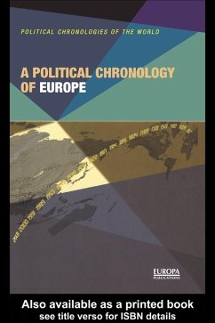 A Political Chronology of Europe (eBook, ePUB) - Publications, Europa