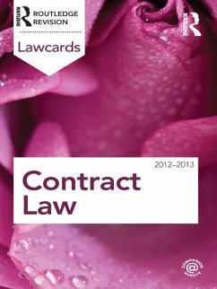 Contract Lawcards 2012-2013 (eBook, ePUB) - Routledge