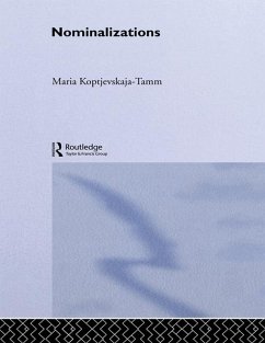 Nominalizations (eBook, PDF) - Koptjevskaja-Tamm, Maria