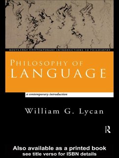 Philosophy of Language (eBook, PDF) - Lycan, William G.