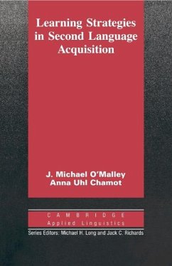 Learning Strategies in Second Language Acquisition (eBook, PDF) - O'Malley, J. Michael