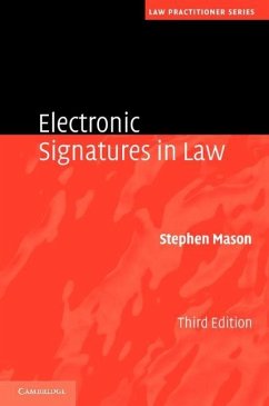 Cover Electronic Signatures in Law (eBook, PDF)