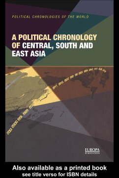 Cover A Political Chronology of Central, South and East Asia (eBook, PDF)